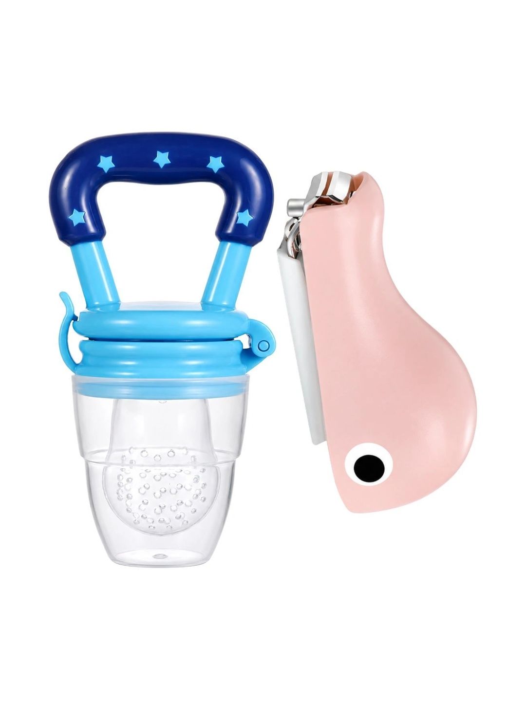 Crescent Set of 2 Baby Fruit Food Feeder Nibbler, Nail Cutter Combo-picture-26