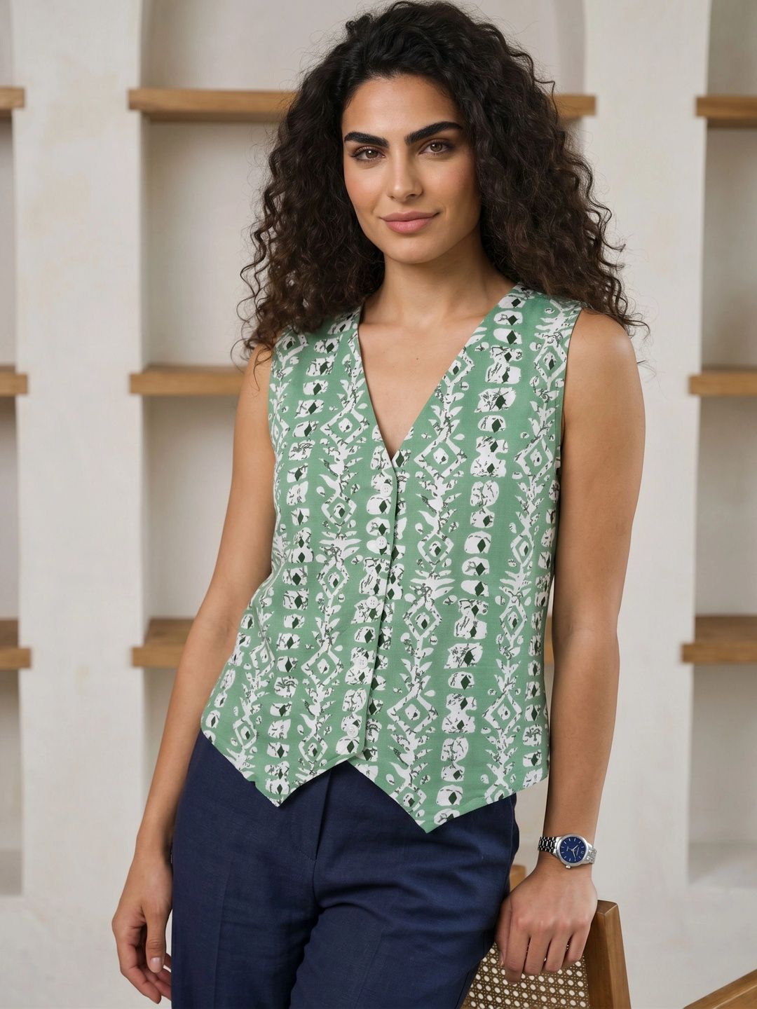 KALAMIR Print Top-picture-21