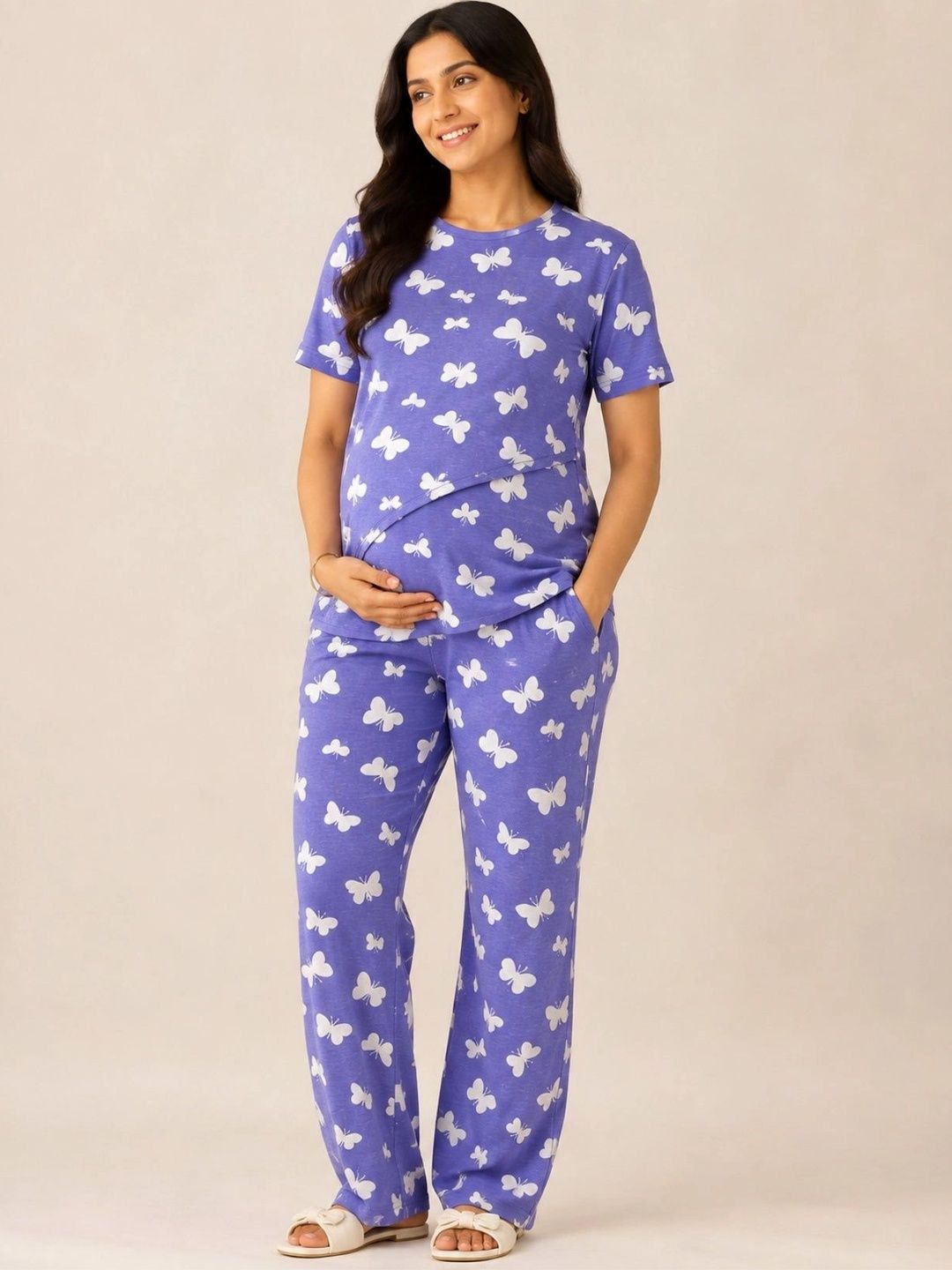 Moms Ever Women Printed Night suit-picture-17