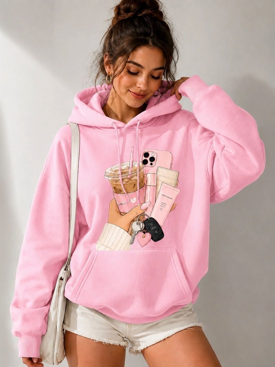 PERSONALITEE Women Printed Hooded Sweatshirt-picture-12