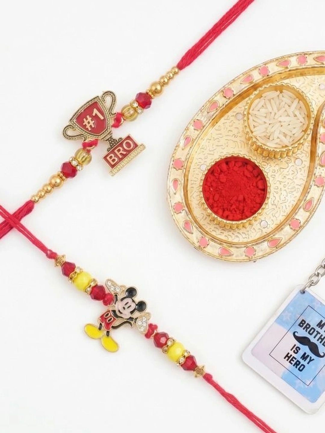 Tiny Shiny Thread Rakhi-picture-33