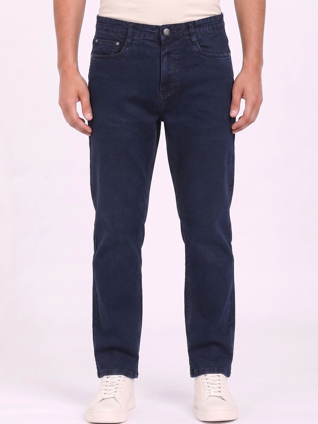 THUNDER JEANS Men Regular Fit Mid-Rise Stretchable Jeans-picture-21