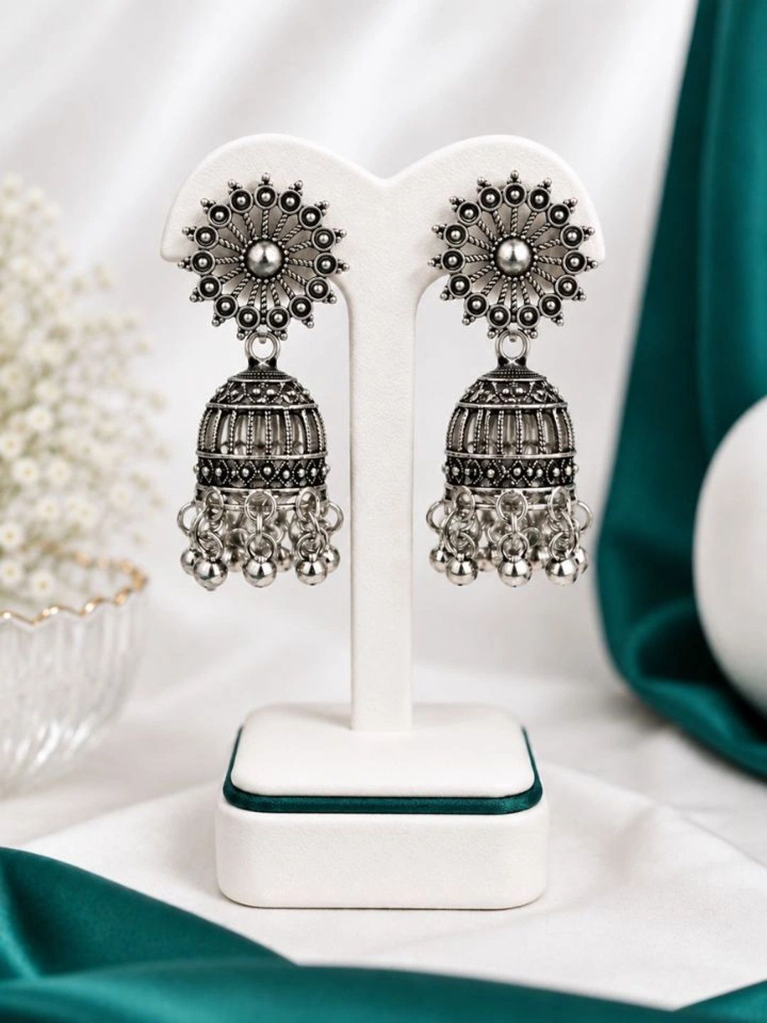 Esyko Circular Jhumkas Earrings-picture-11