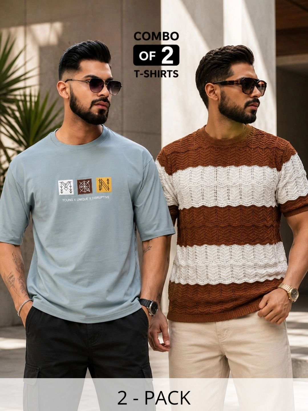 Maniac Men 2 Colourblocked T-shirt-picture-28
