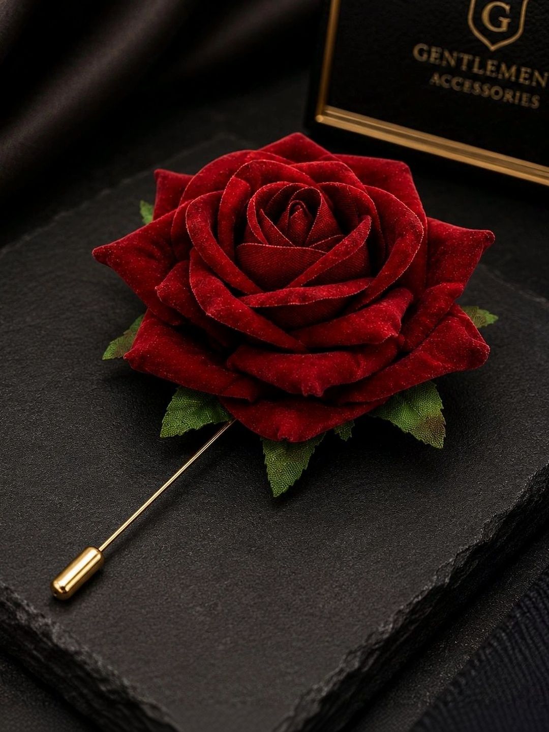 ZITTI Red Plated Metal Lapel Pin Brooch-picture-42