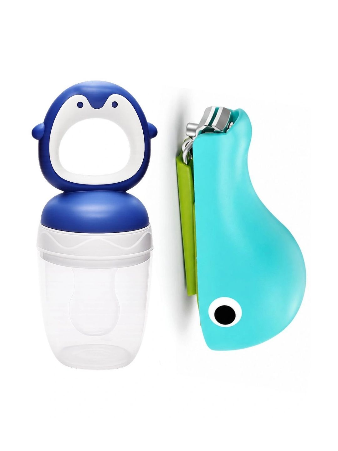 Crescent Set of 2 Baby Fruit Food Feeder Nibbler, Nail Cutter Combo-picture-25