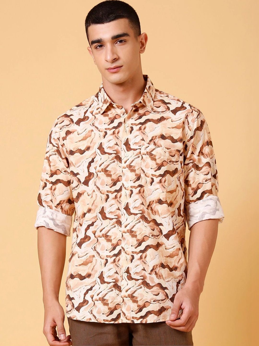 CAVALLO by Linen Club Men Contemporary Printed Casual Shirt-picture-25