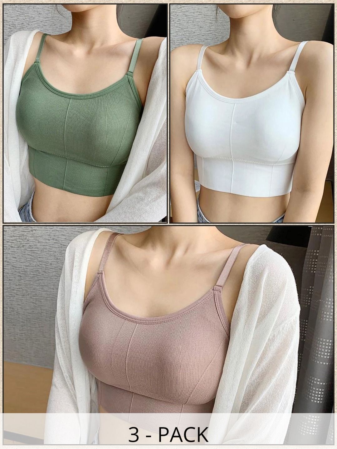 UNDER 1000 Bralette Bra Full Coverage Underwired Lightly Padded-picture-22