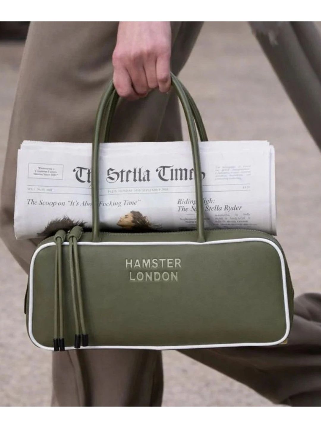 HAMSTER LONDON PU Handheld Bag-picture-52