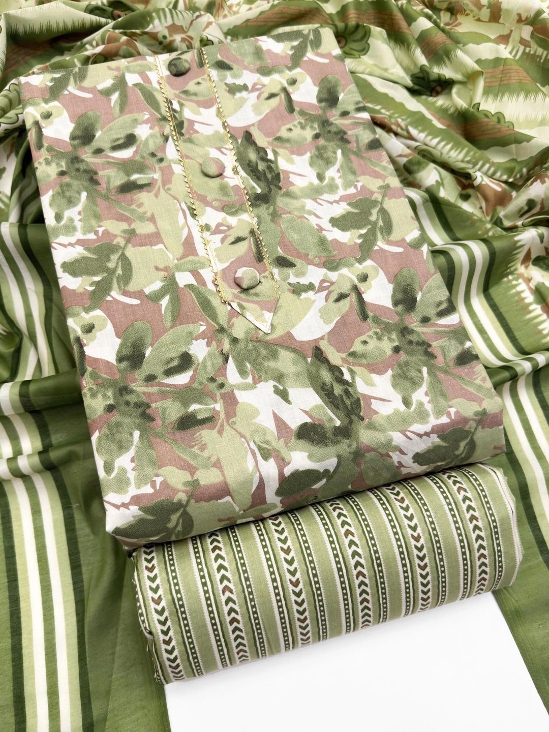 all about you Printed Pure Cotton Unstitched Dress Material-picture-31