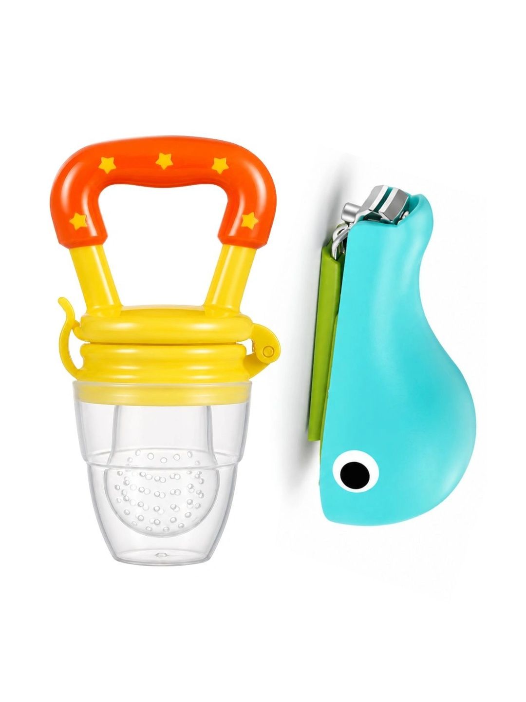 Crescent Set of 2 Baby Fruit Food Feeder Nibbler, Nail Cutter Combo-picture-30