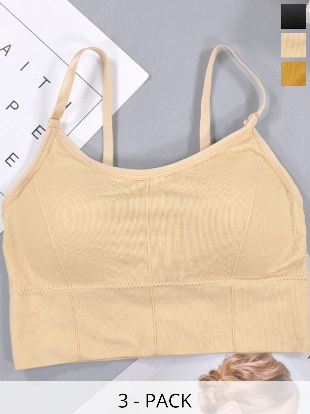 UNDER 1000 Bralette Bra Full Coverage Underwired Lightly Padded-picture-16