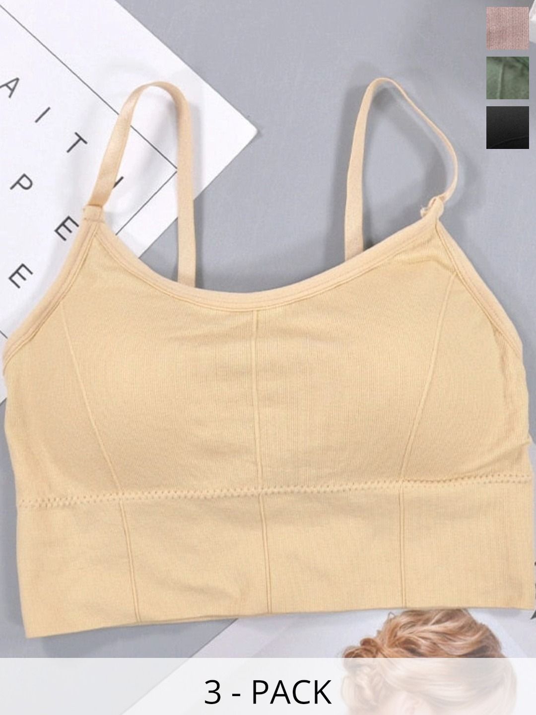 UNDER 1000 Bralette Bra Full Coverage Underwired Lightly Padded-picture-17