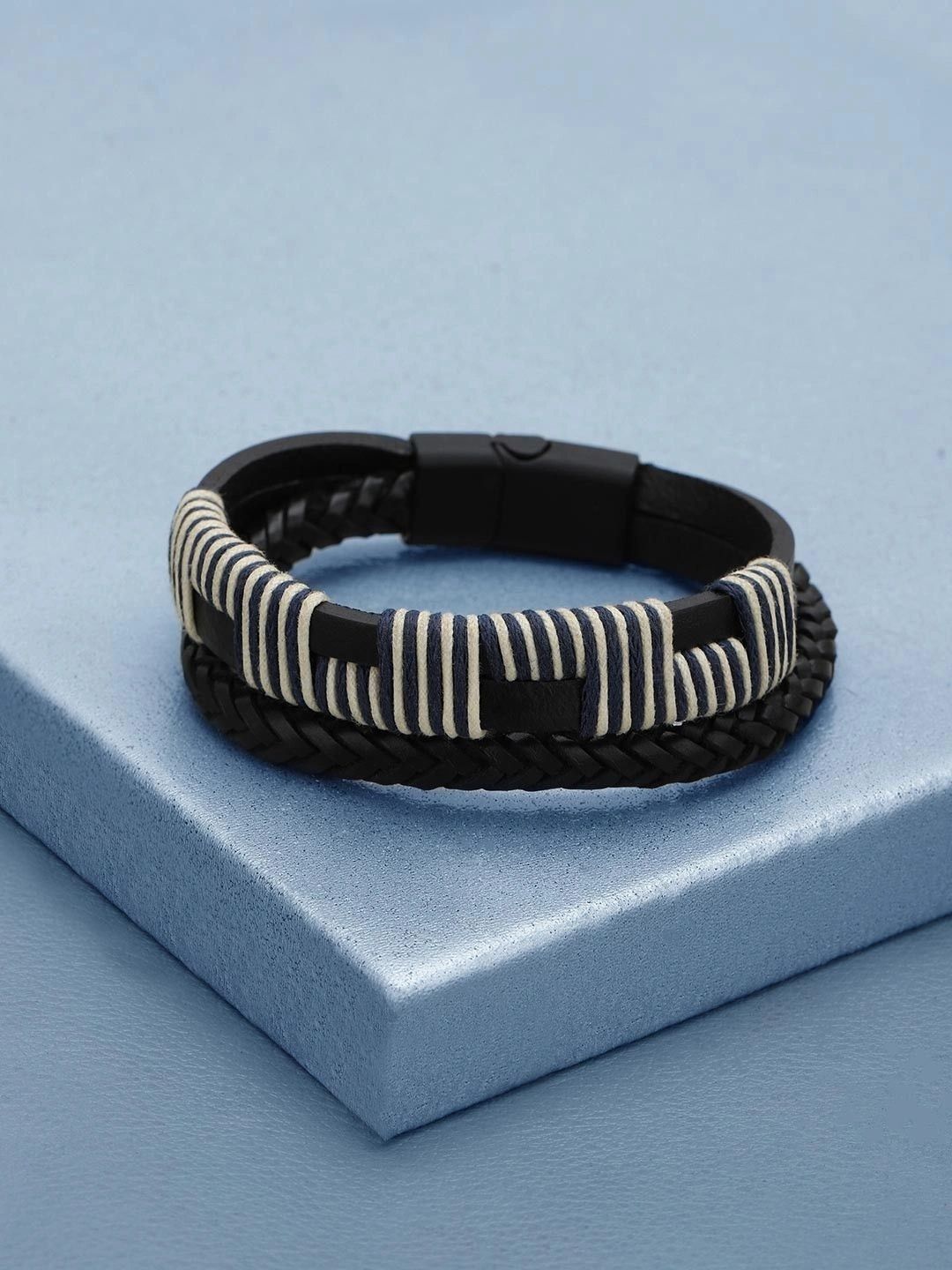 Carlton London Men Multistrand Bracelet-picture-39