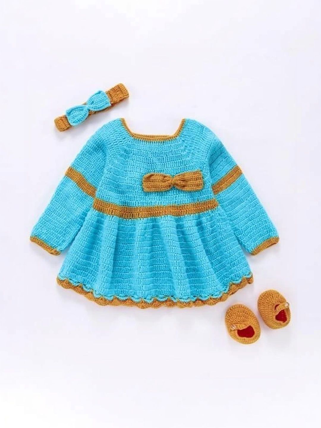 USHA ENTERPRISES Woollen A-Line Dress-picture-27