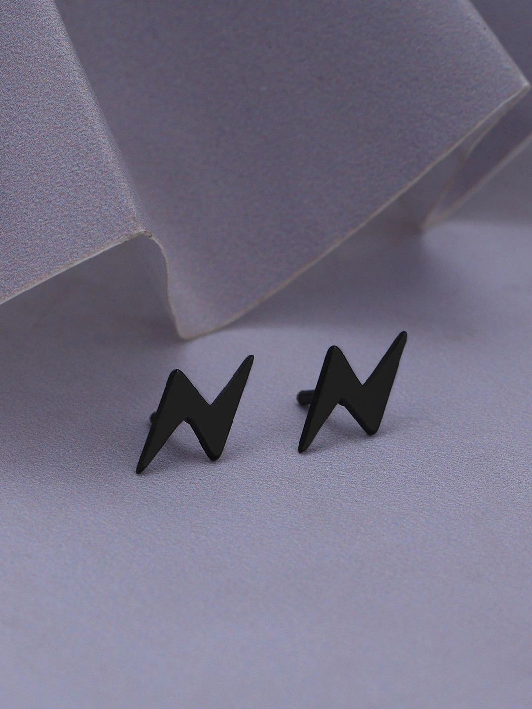 Carlton London Geometric Studs Earrings-picture-38