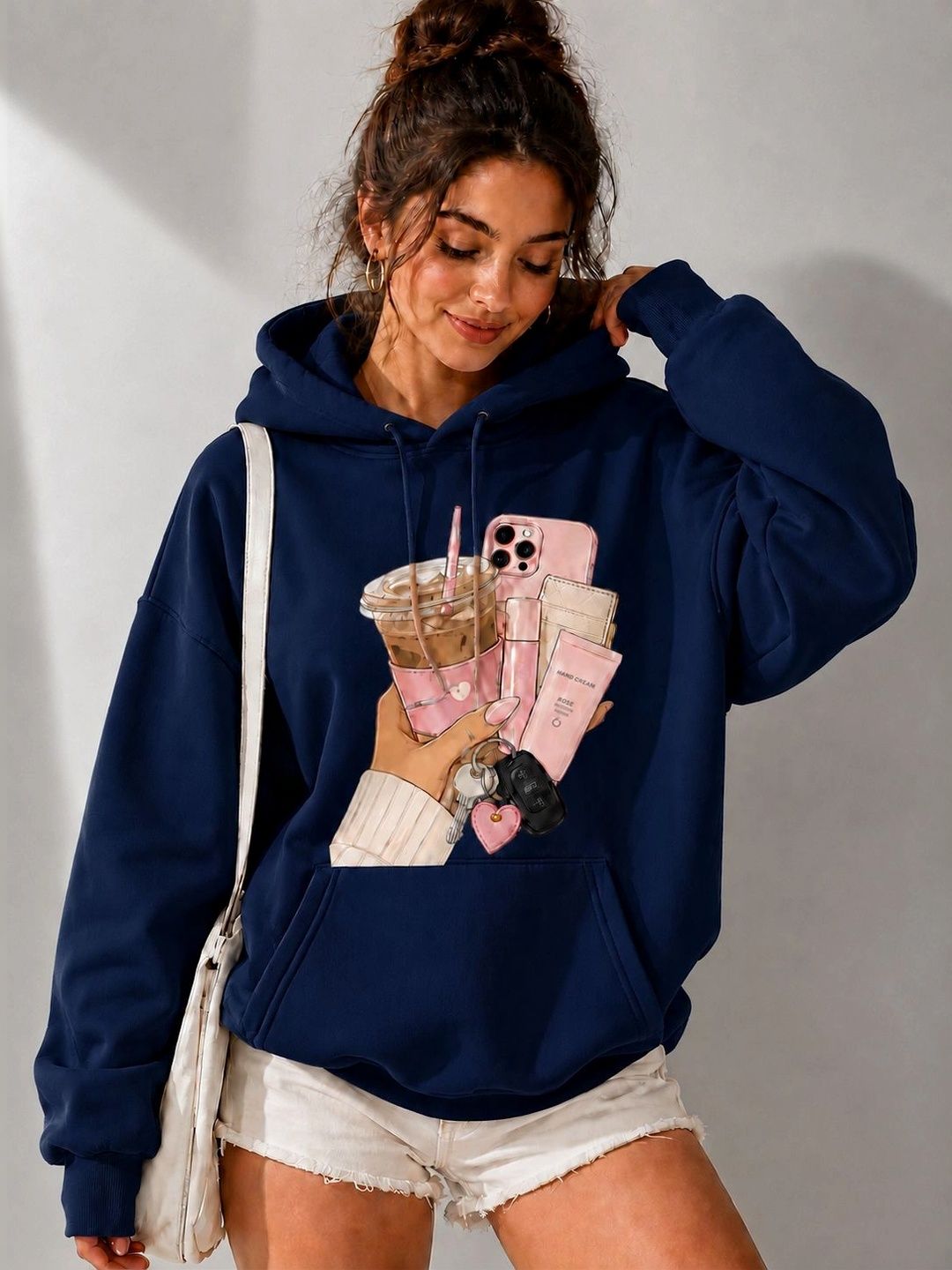 PERSONALITEE Women Printed Hooded Sweatshirt-picture-15