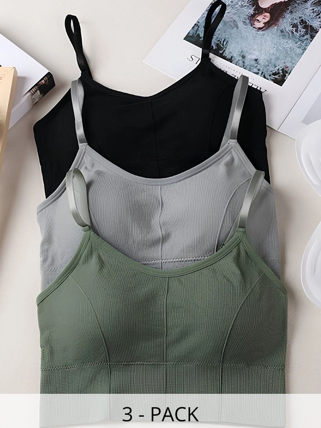 UNDER 1000 Bralette Bra Full Coverage Underwired Lightly Padded-picture-43