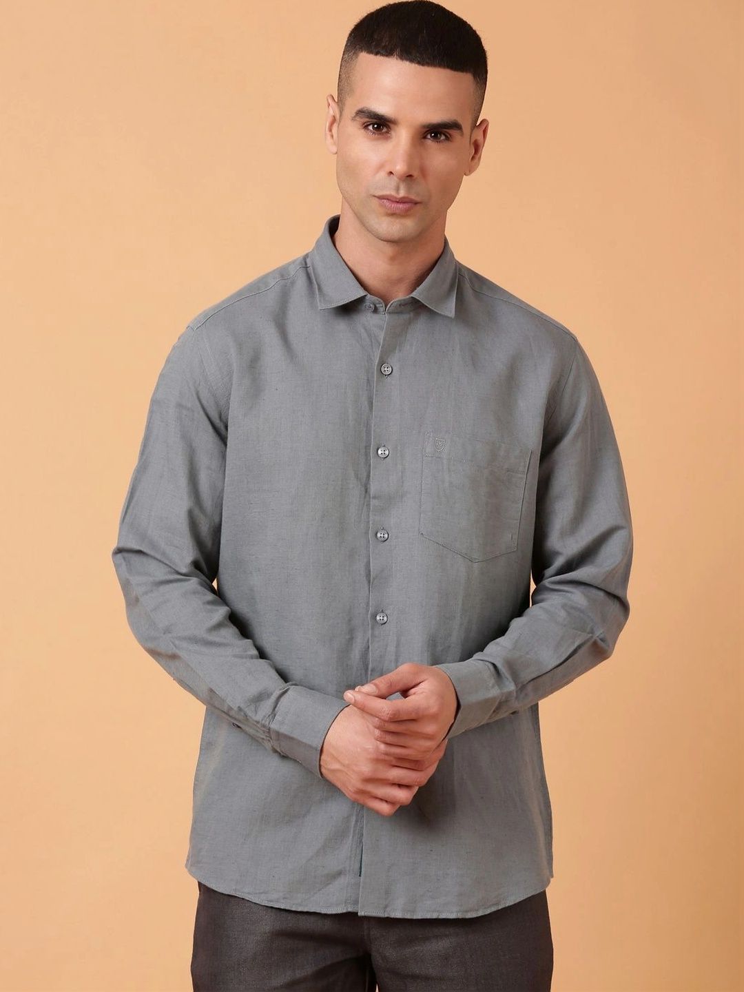 Linen Club Men Contemporary Casual Shirt-image-39