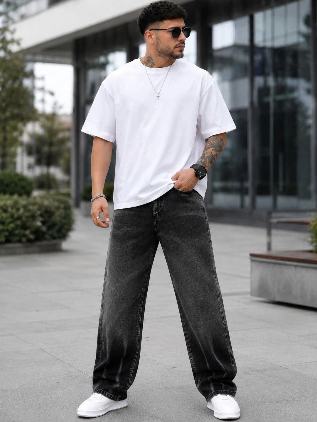 DENIM LIFE Men Classic Straight Fit Mid-Rise Stretchable Jeans-picture-22