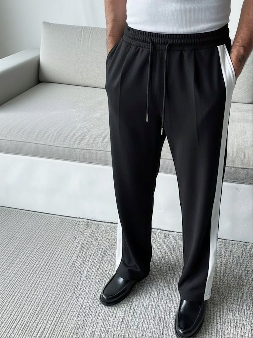 dockstreet Men Regular Fit Colourblocked Training Track Pants-picture-35