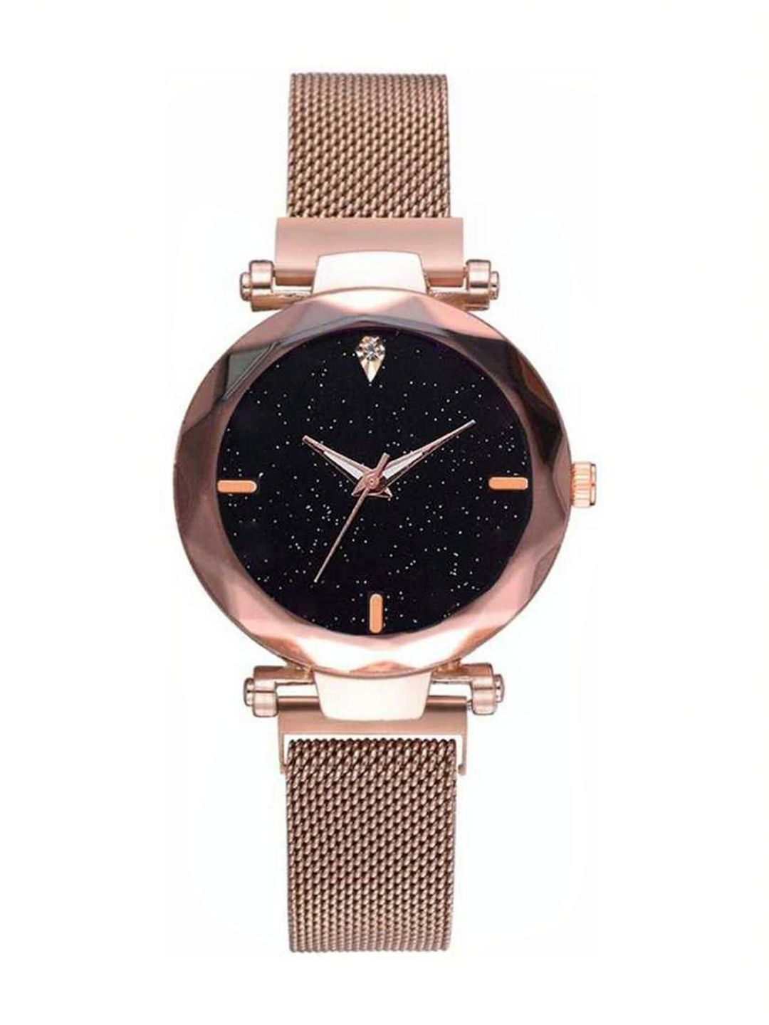 TREX Women Brass Dial & Stainless Steel Bracelet Style Straps Analogue Watch Geneva-Gold-picture-29