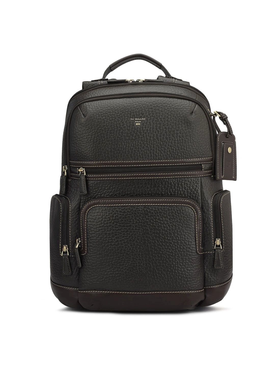 Da Milano Men Contrast Detail Backpack-image-27