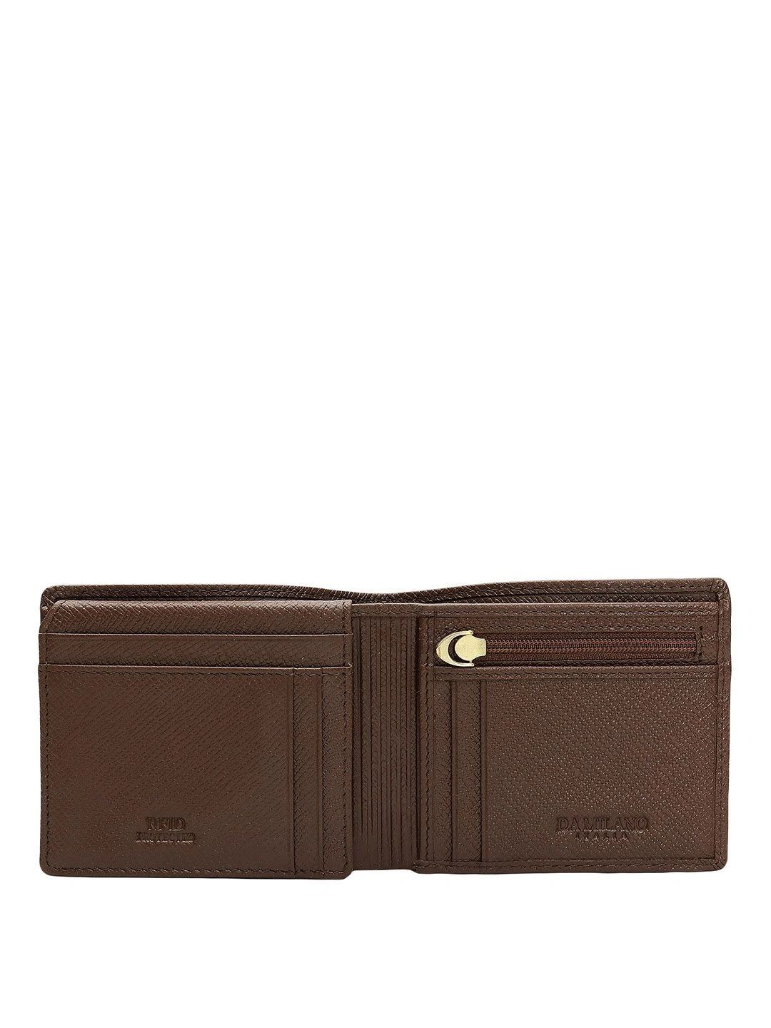 Da Milano Men Textured Leather Two Fold Wallet-picture-30