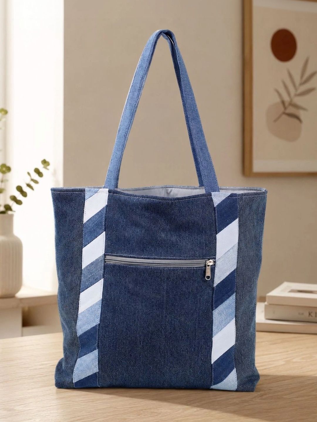 THE S LIVING Unisex Striped Messenger Bag-picture-14