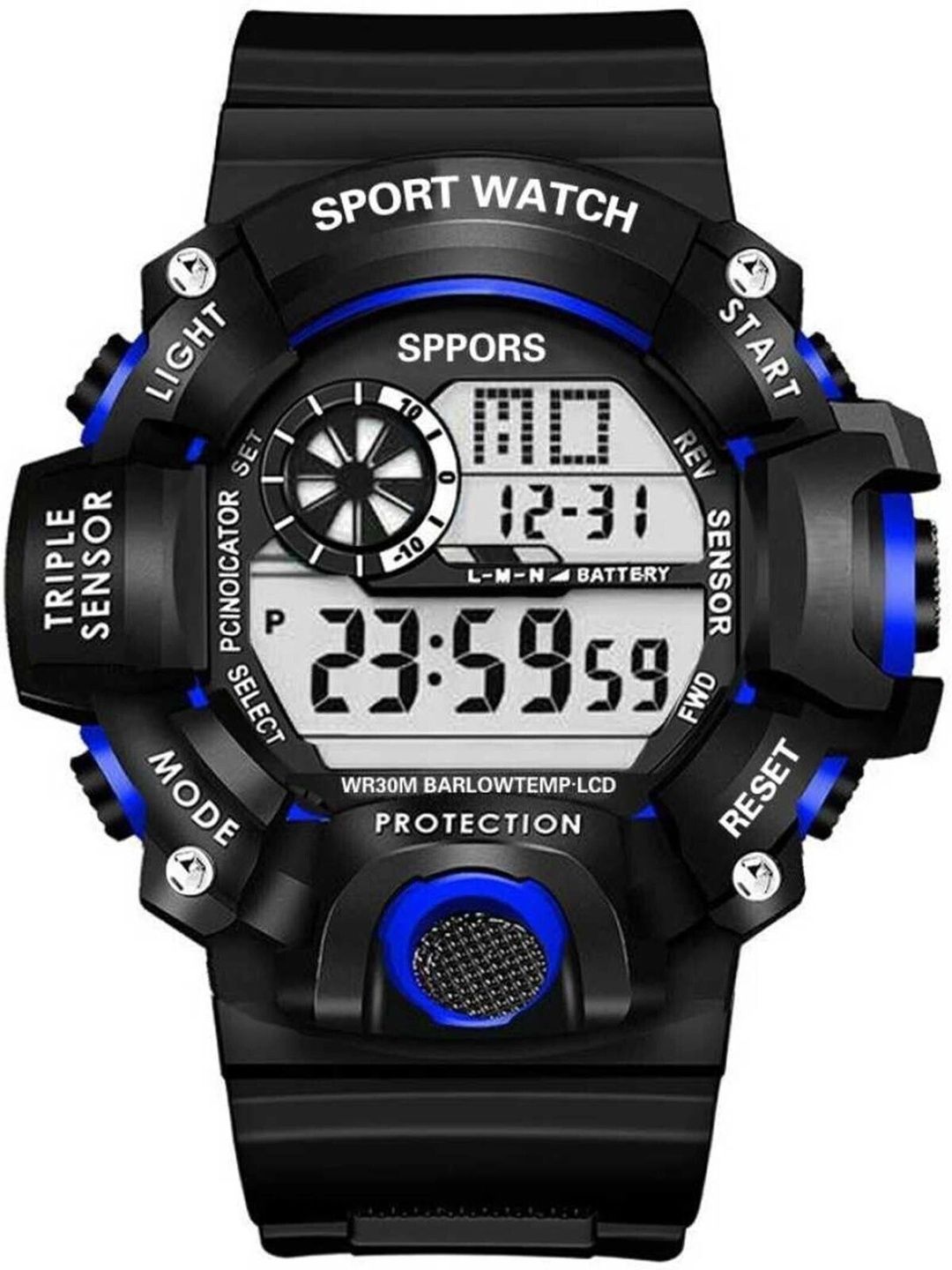 TREX Boys Brass Dial & Straps Digital Watch SCK_BLUE_BLACK_@-picture-24