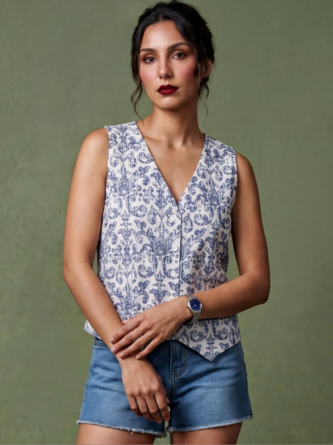 KALAMIR Print Ethnic Top-picture-20