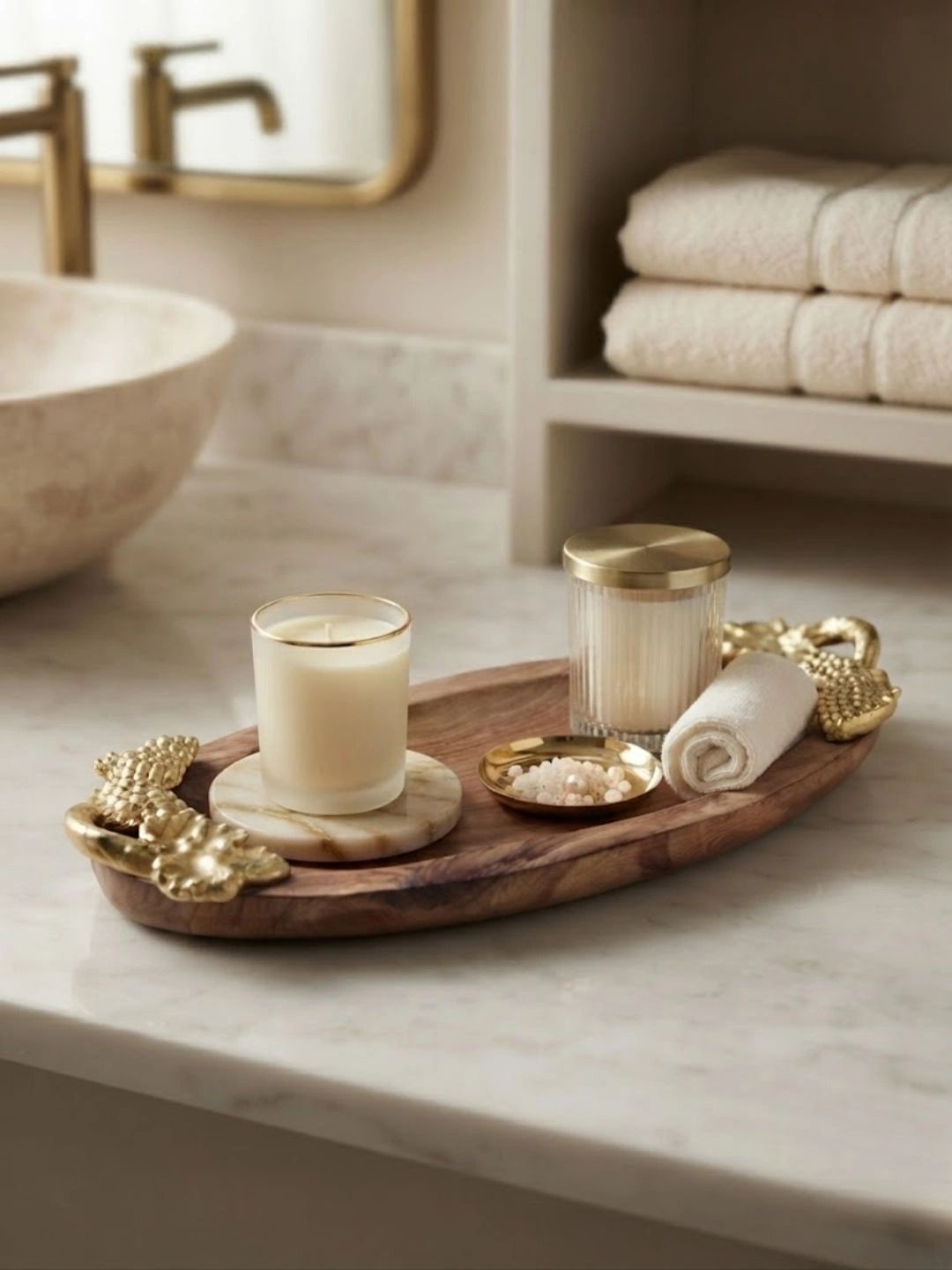 THE HOME CO. Brown 2026 Wood Serving Tray-picture-55