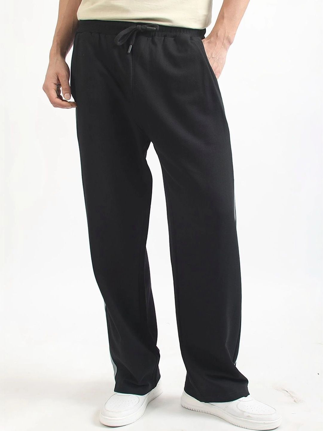 Maniac Men Baggy Colourblocked Track Pants-picture-22