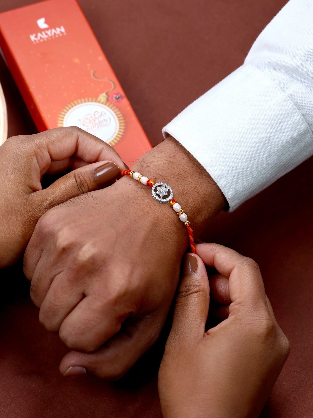 Kalyan Jewellers Unisex Silver Silver-Plated Wraparound Bracelet-image-21