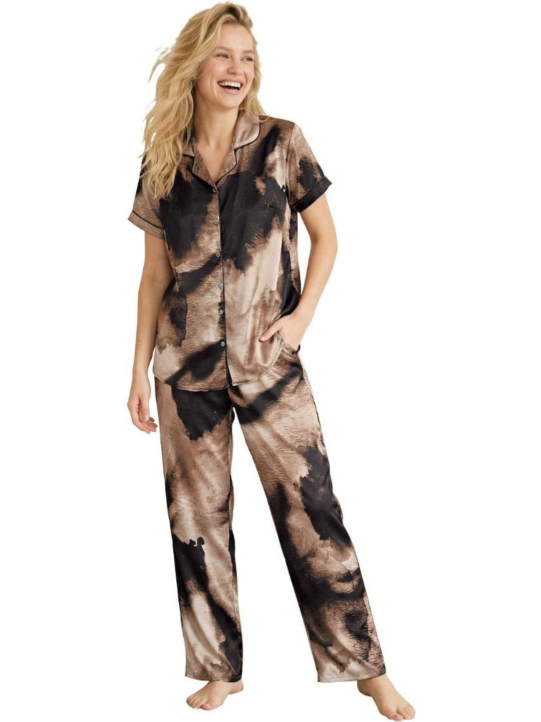 SNOOZE AND CO Women Printed Night suit-picture-32