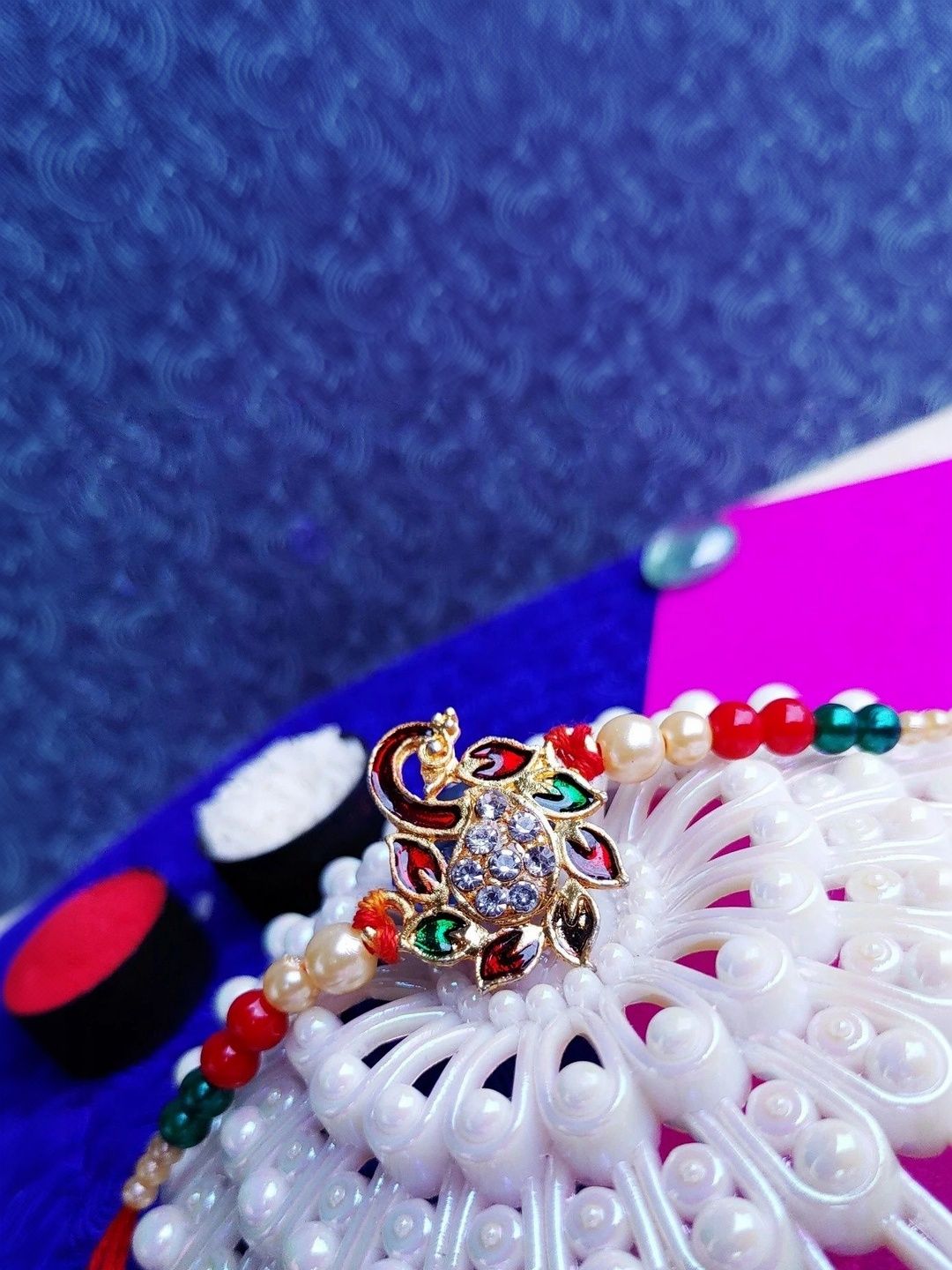 Sangria Thread Rakhi-picture-44