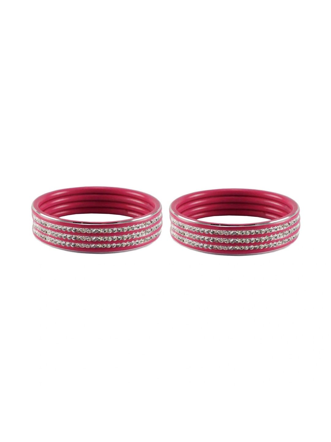 MAYA FASHION Stone Studded & Beaded Bangle-image-26