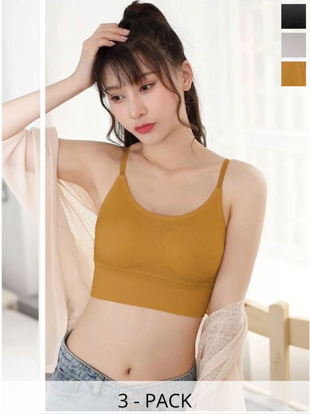 UNDER 1000 Bralette Bra Full Coverage Underwired Lightly Padded-picture-37