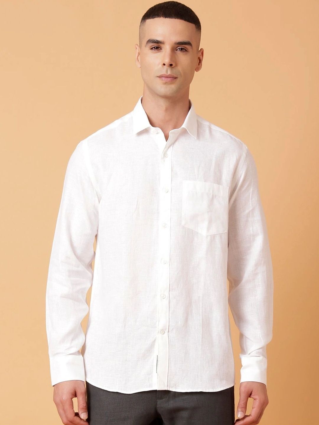 Linen Club Men Contemporary Casual Shirt-image-13