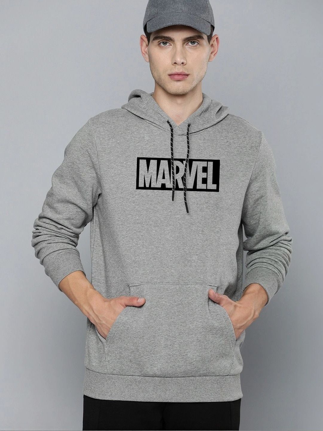 Moda Rapido X Organic Chics Men Printed Hooded Sweatshirt-picture-28