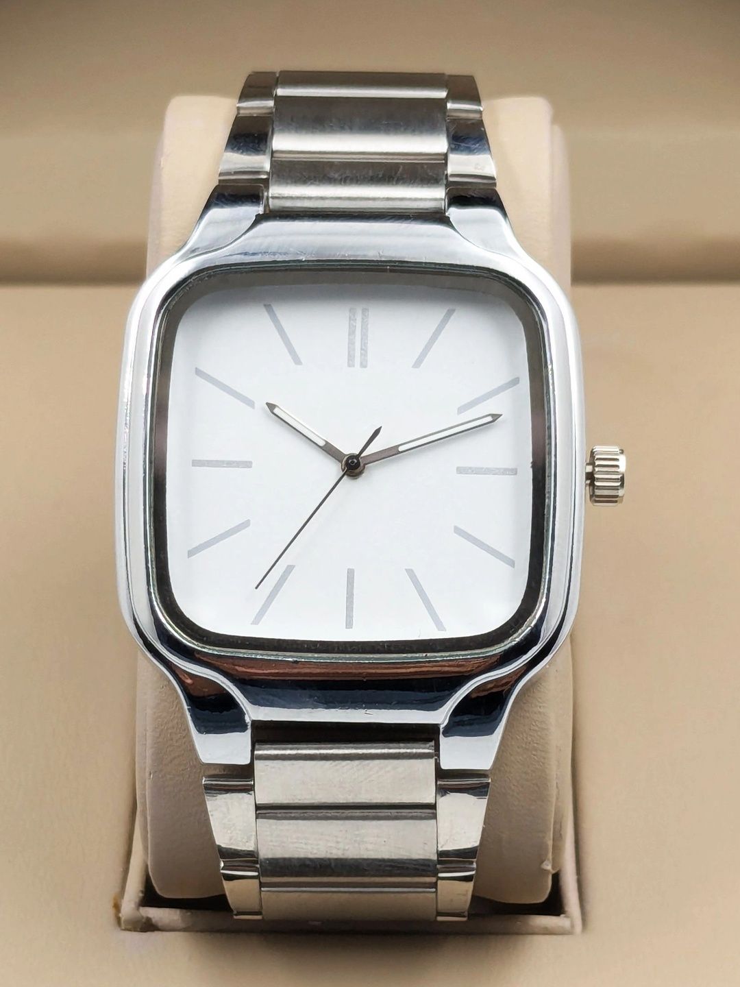 TREX Boys Brass Dial & Bracelet Style Straps Analogue Watch NSM-SQUARE_WHITE-picture-41
