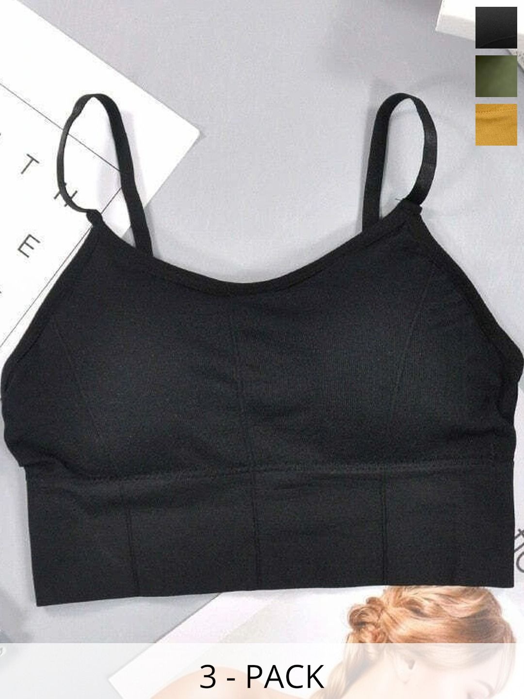 UNDER 1000 Bralette Bra Full Coverage Underwired Lightly Padded-picture-34