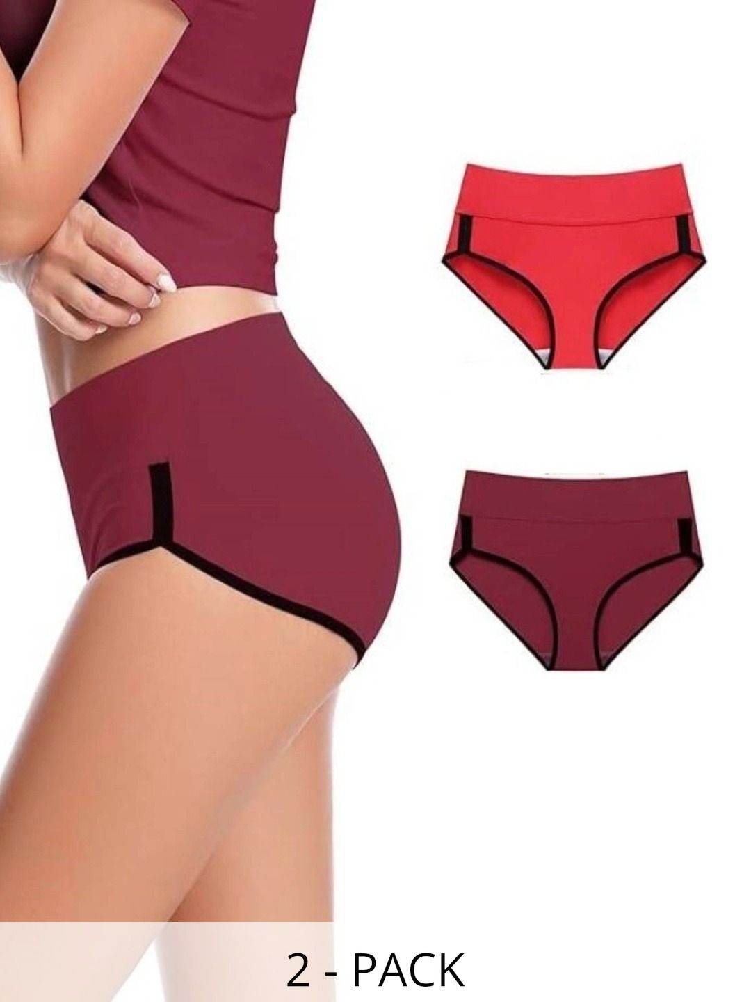 SKYVIEW Women Pack of 2 Cotton Bikini-picture-3