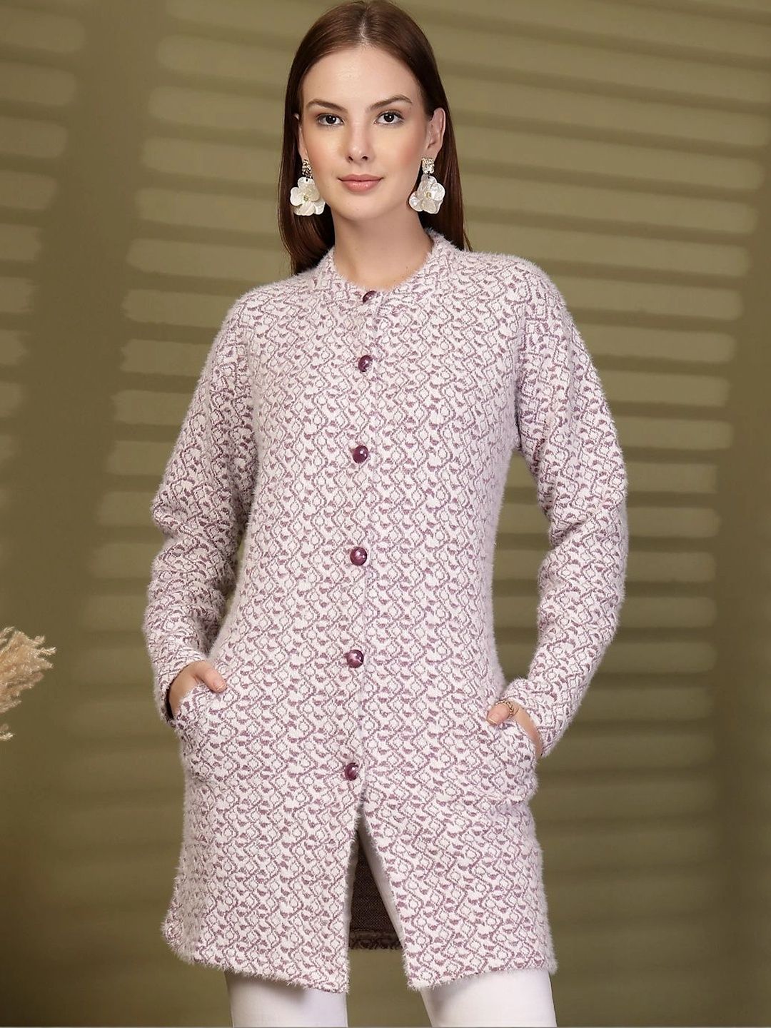 all about you Women Woollen Longline Cardigan-picture-23