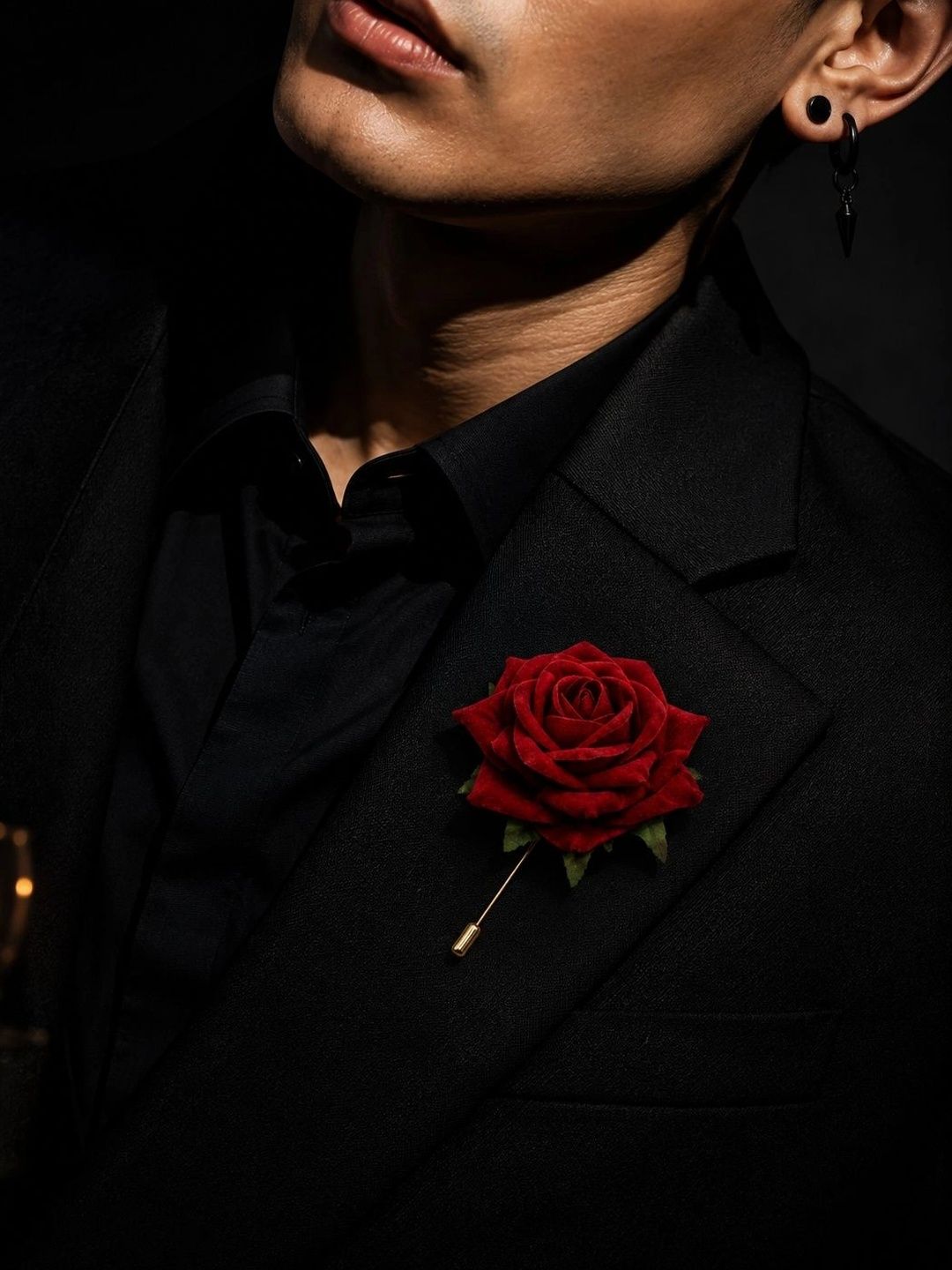 ZITTI Red Plated Metal Lapel Pin Brooch-picture-26