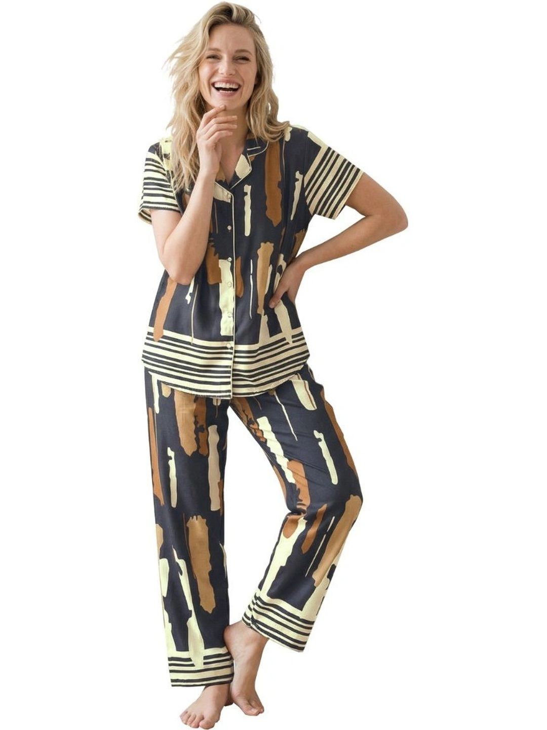 SNOOZE AND CO Women Printed Night suit-picture-14