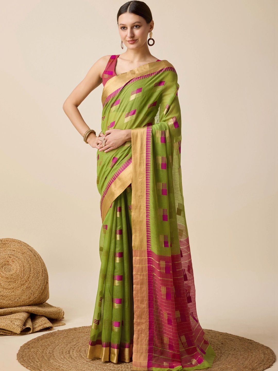 Lalan Shree Creation Woven Design Zari Saree-picture-57