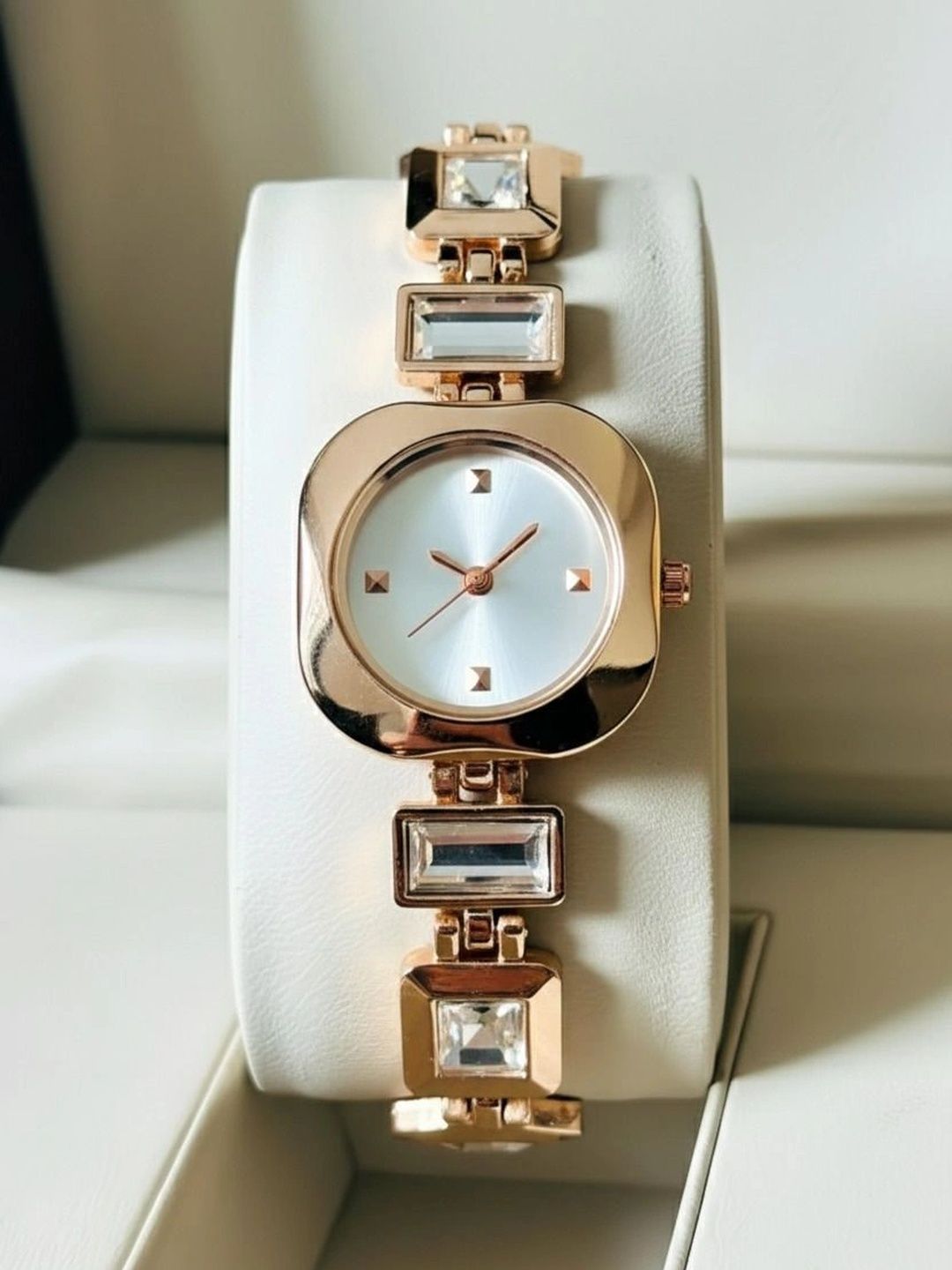TREX Women Brass Dial & Stainless Steel Bracelet Style Straps Analogue Watch CMB_302BLACK+302ROSEWHITE-picture-34