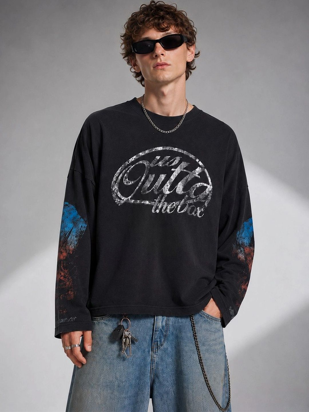 Dapperr Drift Men Typography Printed Drop-Shoulder Sleeves T-shirt-image-35