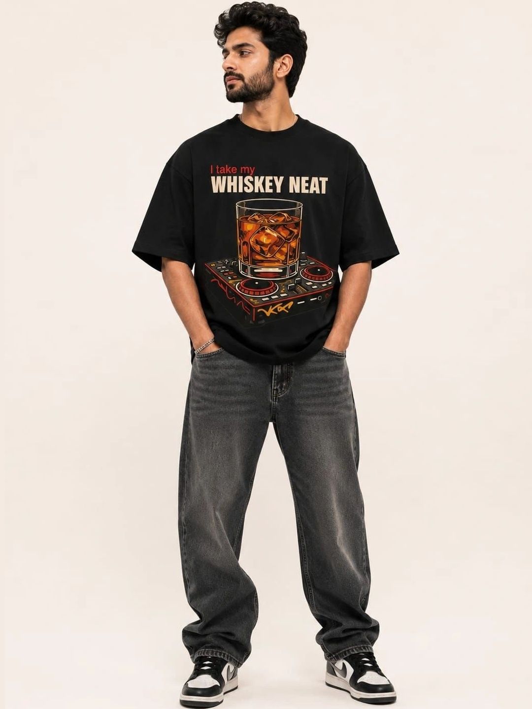 Youtiqueindia Men Printed Pure Cotton T-shirt-picture-0